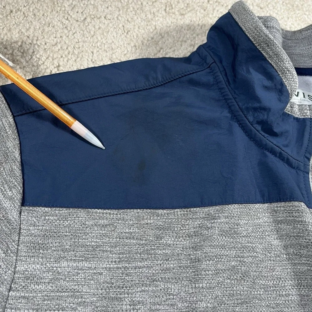 Orvis Classic Collection Full Zip Jacket Men's Size 2XL Gray Long Sleeve Jacket